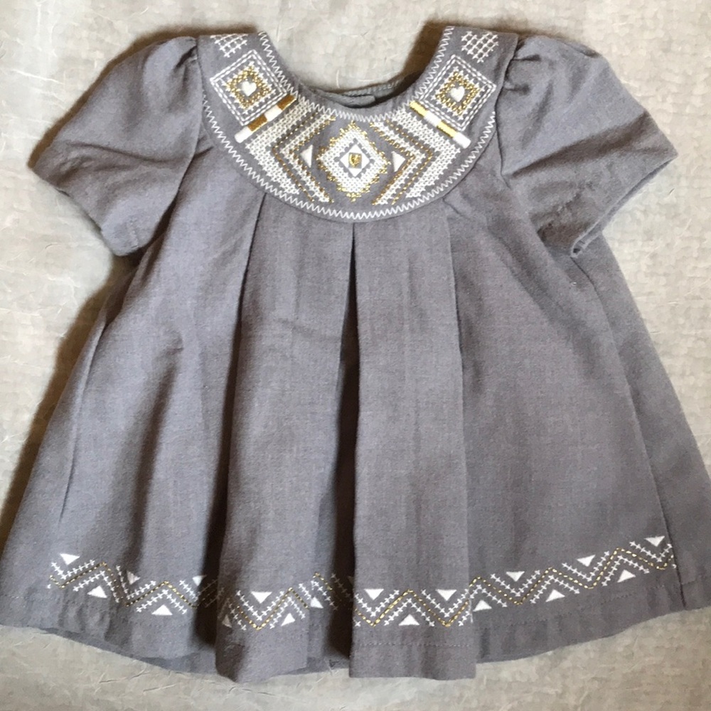 Baby Tahari gray dress